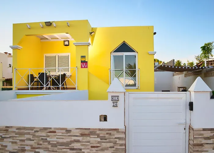 Casa Min-casa Familiar Con Terraza Privada * Caleta De Fuste